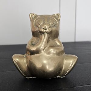 Vintage Brass Bear